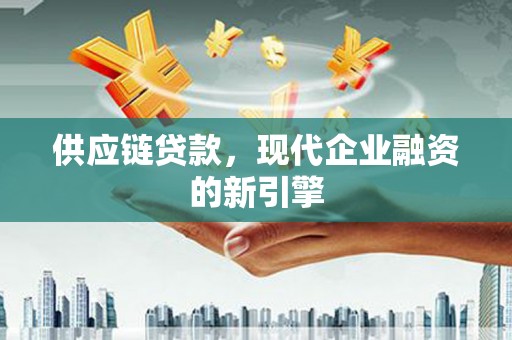 中卫供应链贷款，现代企业融资的新引擎