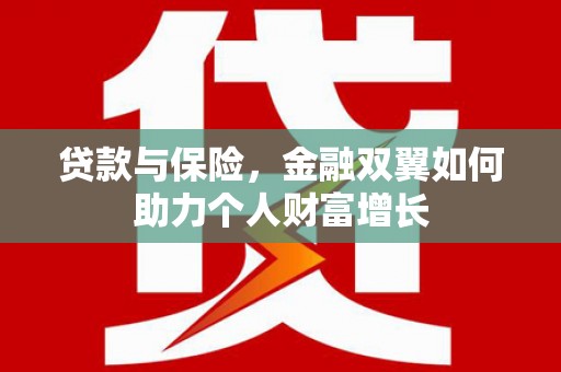 中卫贷款与保险，金融双翼如何助力个人财富增长