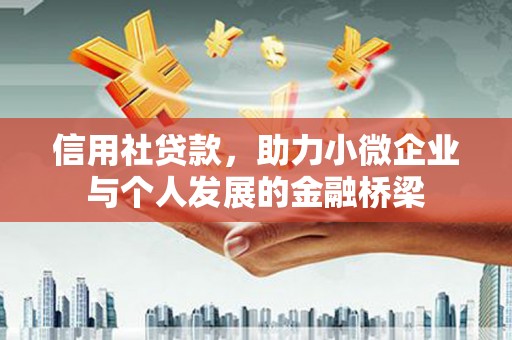 中卫信用社贷款，助力小微企业与个人发展的金融桥梁
