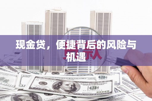 中卫现金贷，便捷背后的风险与机遇