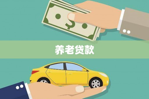 中卫养老贷款