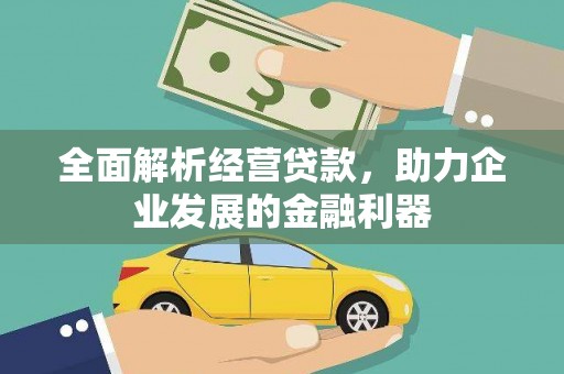 中卫全面解析经营贷款，助力企业发展的金融利器