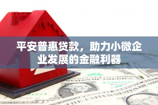 中卫平安普惠贷款，助力小微企业发展的金融利器