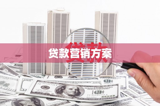 中卫贷款营销方案
