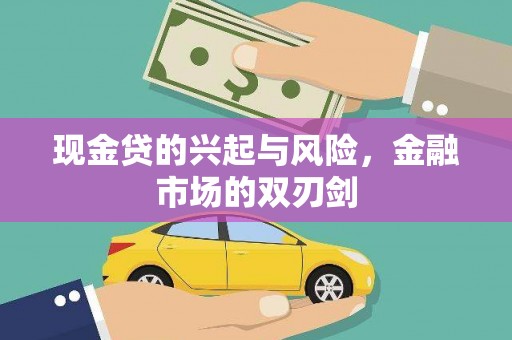 中卫现金贷的兴起与风险，金融市场的双刃剑