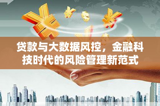 中卫贷款与大数据风控，金融科技时代的风险管理新范式