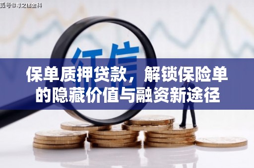 中卫保单质押贷款，解锁保险单的隐藏价值与融资新途径