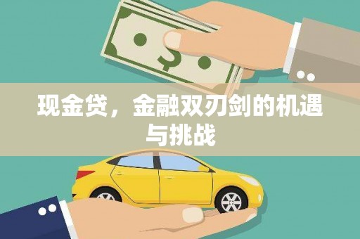 中卫现金贷，金融双刃剑的机遇与挑战