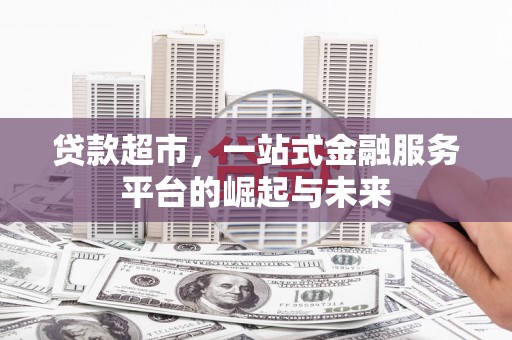 中卫贷款超市，一站式金融服务平台的崛起与未来