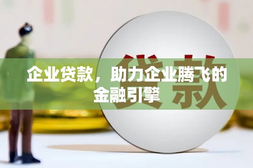 中卫企业贷款，助力企业腾飞的金融引擎