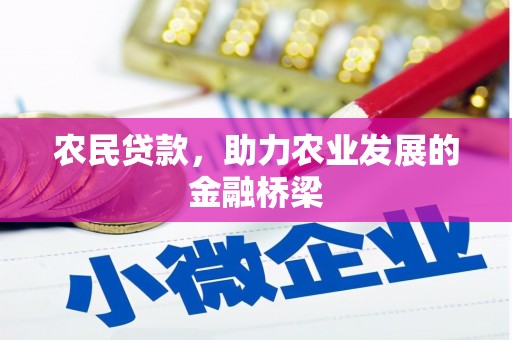 中卫农民贷款，助力农业发展的金融桥梁