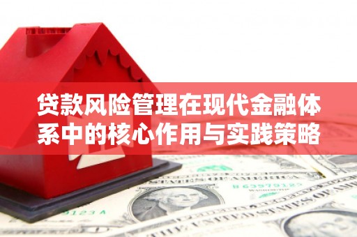 中卫贷款风险管理在现代金融体系中的核心作用与实践策略