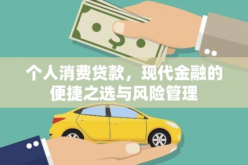 中卫个人消费贷款，现代金融的便捷之选与风险管理