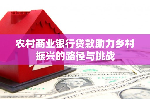 中卫农村商业银行贷款助力乡村振兴的路径与挑战