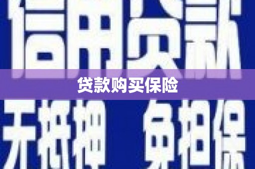 中卫贷款购买保险