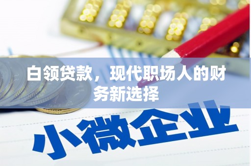 中卫白领贷款，现代职场人的财务新选择