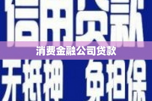 中卫消费金融公司贷款