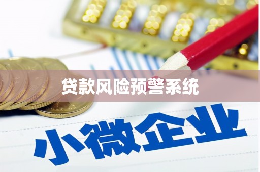 中卫贷款风险预警系统