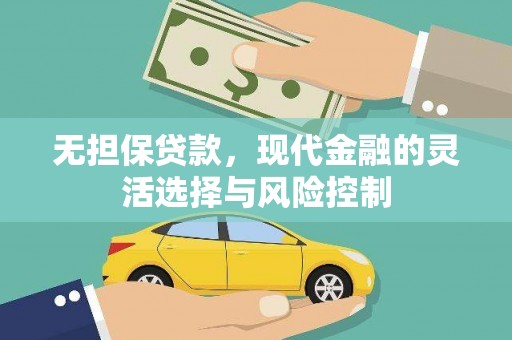 中卫无担保贷款，现代金融的灵活选择与风险控制
