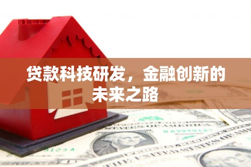 中卫贷款科技研发，金融创新的未来之路