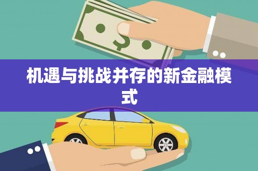 中卫机遇与挑战并存的新金融模式
