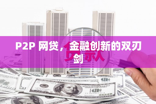 中卫P2P 网贷，金融创新的双刃剑