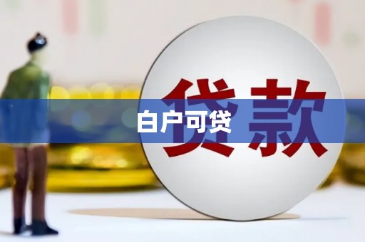 中卫白户可贷