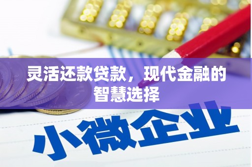 中卫灵活还款贷款，现代金融的智慧选择