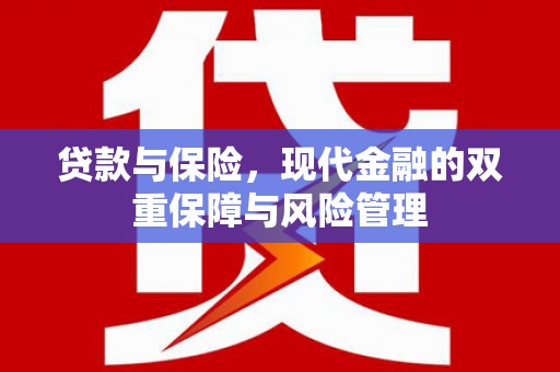 中卫贷款与保险，现代金融的双重保障与风险管理