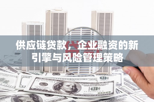 中卫供应链贷款，企业融资的新引擎与风险管理策略