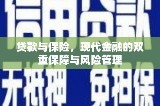 中卫贷款与保险，现代金融的双重保障与风险管理