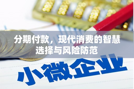 中卫分期付款，现代消费的智慧选择与风险防范