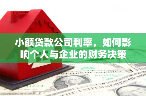 中卫小额贷款公司利率，如何影响个人与企业的财务决策