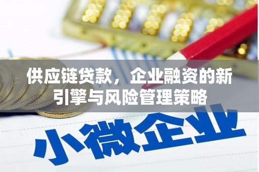 中卫供应链贷款，企业融资的新引擎与风险管理策略