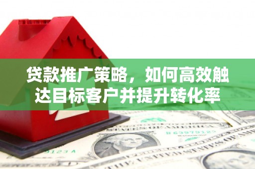 中卫贷款推广策略，如何高效触达目标客户并提升转化率