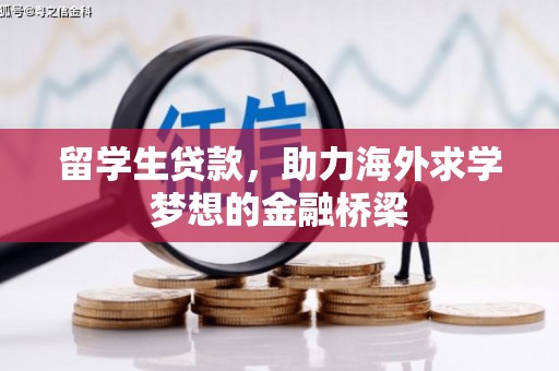 中卫留学生贷款，助力海外求学梦想的金融桥梁