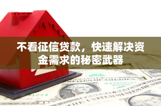 中卫不看征信贷款，快速解决资金需求的秘密武器