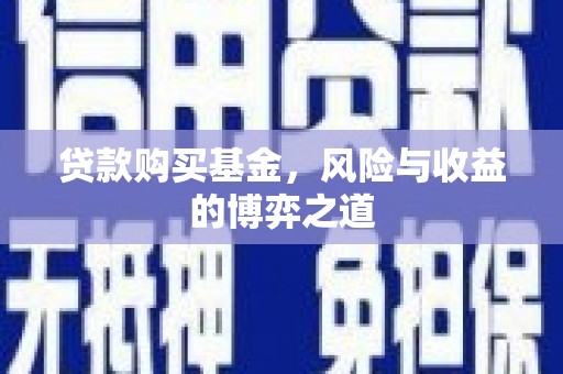中卫贷款购买基金，风险与收益的博弈之道