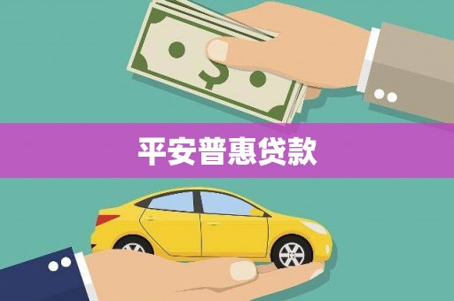 中卫平安普惠贷款