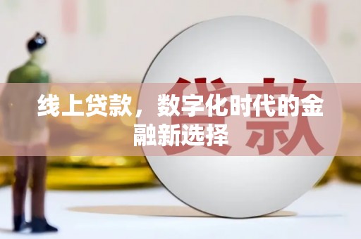 中卫线上贷款，数字化时代的金融新选择