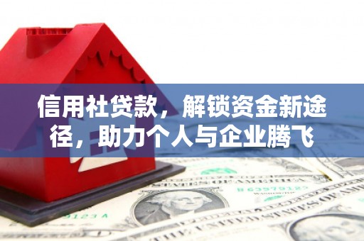 中卫信用社贷款，解锁资金新途径，助力个人与企业腾飞
