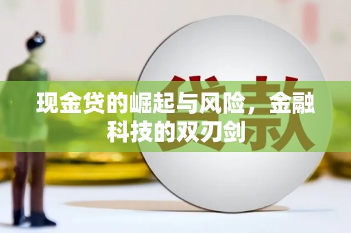 中卫现金贷的崛起与风险，金融科技的双刃剑