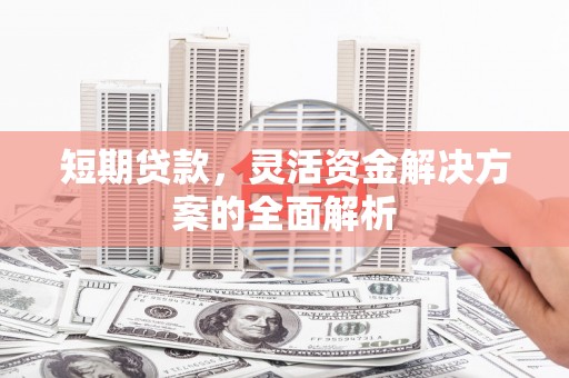 中卫短期贷款，灵活资金解决方案的全面解析