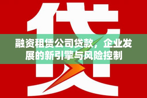 中卫融资租赁公司贷款，企业发展的新引擎与风险控制