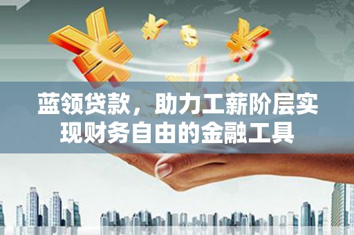 中卫蓝领贷款，助力工薪阶层实现财务自由的金融工具