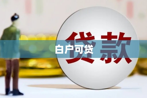中卫白户可贷