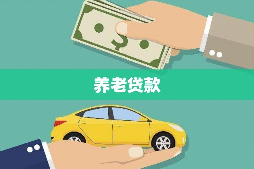 中卫养老贷款