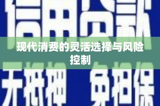 中卫现代消费的灵活选择与风险控制