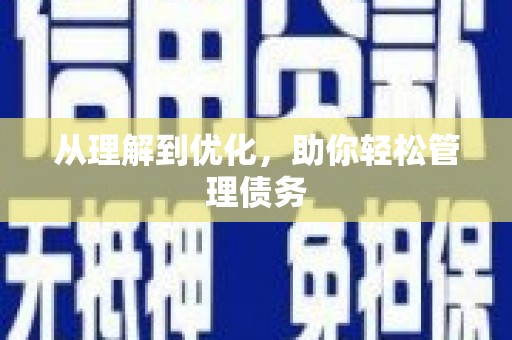 中卫从理解到优化，助你轻松管理债务