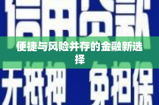 中卫便捷与风险并存的金融新选择